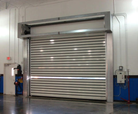 Efisiensi Keamanan Pintu Spiral Aluminium Transparan Berkecepatan Tinggi