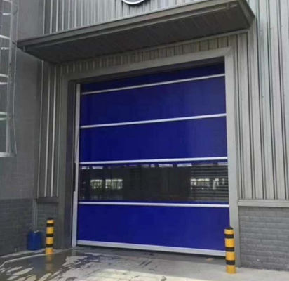 Industrial High Speed PVC Roll Up Rapid Shutter Door 304 Material baja tahan karat Low Maintenance Duty Steel Struktur Desain