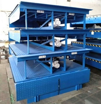 Pemasok pintu dermaga mekanik Lokakarya Plat dermaga otomatis 25000-40000LBS Kapasitas desain yang aman