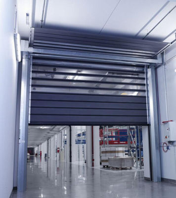 Otomatis Roll-Up Aluminium Performa Tinggi Pintu Spiral Kecepatan Tinggi Keamanan Efisiensi Dijamin Pasokan Daya 220V/50HZ Kecepatan Penutupan 0,8m/s
