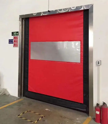 Panjang tahan lama modern kecepatan tinggi PVC Roll Up Rapid Shutter Pintu 304 Material stainless steel penyimpanan otomatis Pvc frozen cooler Pintu