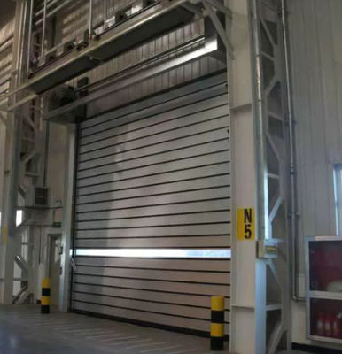 Aluminium Alloy Speed High Spiral Door Motor Power 0.75KW Efisiensi Keamanan ≤2.0m3/ M2.s Kecepatan Penutupan 0.8m/s