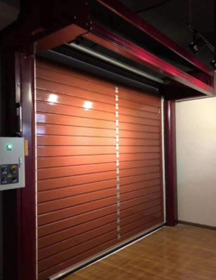 Sistem Keamanan Sensor Photoelectric Aluminium Transparent High Speed Spiral Door untuk Efisiensi Maksimum dan Kinerja yang lancar