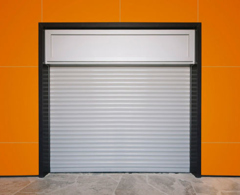 Mudah Instalasi Kecepatan Tinggi PVC Roll Up Rapid Shutter Pintu 304 Stainless Steel Modern Design Zipper