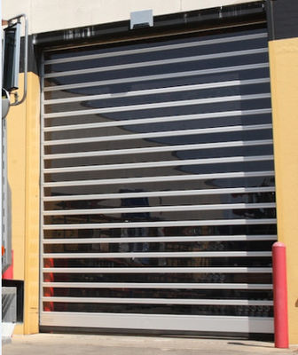 Efisiensi Keamanan Efisiensi Ketahanan angin ≤2.0KN/m2 Kecepatan pembukaan 0.8m/s Aluminium Transparent High Speed Spiral Door