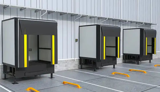 Sistem Pemuatan Industrial Adjustable Dock Door Shelter dengan Warna Disesuaikan