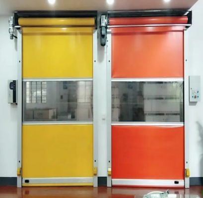 Papan penyimpanan anti debu industri Rolling PVC High Speed Pintu Roller High Speed Shutter Gate