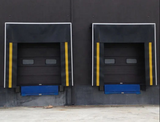 Portabilitas Tinggi Industri Adjustable Inflatable Insulated Airtight Sealed Dock Shelter Duty Struktur Baja Ketahanan