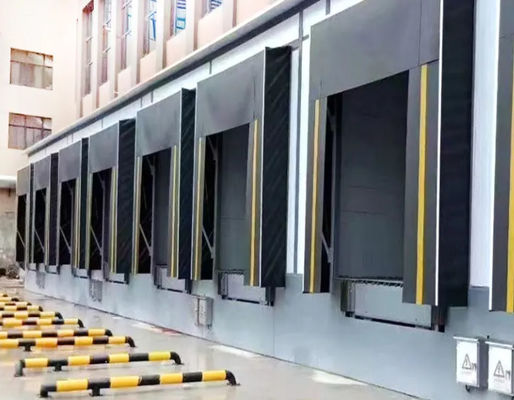 Portabilitas Tinggi Industri Adjustable Inflatable Insulated Airtight Sealed Dock Shelter Duty Struktur Baja Ketahanan