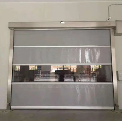 Customized High Speed PVC Roll Up Rapid Shutter Pintu 304 stainless steel Operasi otomatis
