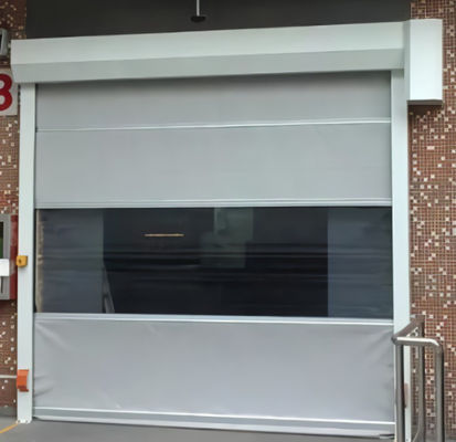 Customized High Speed PVC Roll Up Rapid Shutter Pintu 304 stainless steel Operasi otomatis