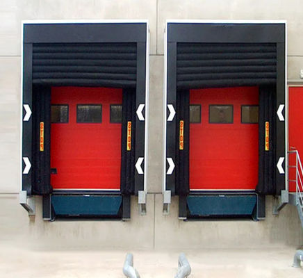 Industrial Adjustable Inflatable Insulated Airtight Sealed Dock Shelter Tahan cuaca yang sangat baik