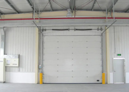 High Security Lock Fire Station Industrial Sectional Doors with Automatic Formed and Emergency Release Fireproof Rolling Shutter Door Exporters Pengekspor