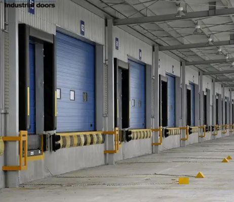 Fire Station Commercial Sectional Overhead Doors with Automatic Formed Technology Customized Size Factory Logistics Waterproof Steel Warehouse