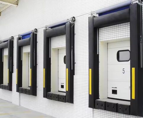 Modern Industrial Intelligent Factory Loading System penutup pintu dermaga menawarkan penyesuaian pas dan konstruksi tahan lama untuk perlindungan dermaga