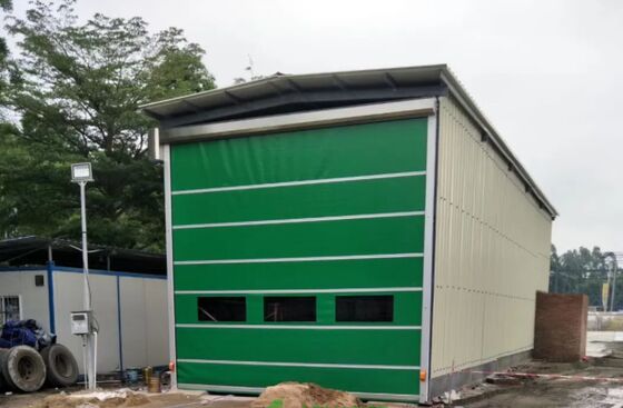 Pengurangan kebisingan Kecepatan tinggi PVC Roll Up Pabrik Penjualan langsung Kualitas tinggi Otomatis Fireproof Cepat Rapid Shutter Pintu Isolasi termal