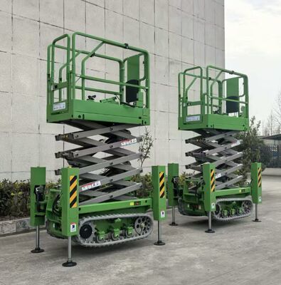 150 Kg beban 24v baterai tegangan listrik articulating boom lift untuk pekerjaan tinggi dan proyek luar ruangan
