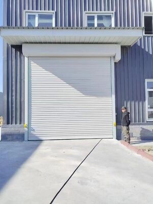 Desain Industri Isolasi Termal Paduan Aluminium Otomatis Berkualitas Tinggi Pintu Bengkel Roll-Up Pintu Spiral Berkecepatan Tinggi