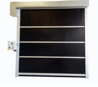 Modern Industrial PVC Roller Shutter Pintu Cepat Cepat Kecepatan Tinggi Anti Pencurian Fitur Pintu Rapid Shutter Solusi Disesuaikan Untuk Gudang