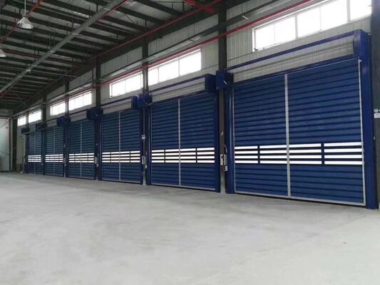 Listrik Sisi Membuka Pintu Motor Daya 0,75KW Aluminium Alloy Terisolasi Kecepatan Tinggi Spiral Pintu Keamanan Efisiensi Disesuaikan Sesuai pesanan