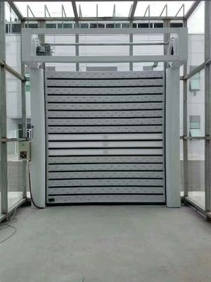 Pintu Gulung Aluminium Berkekuatan Tinggi Pintu Rana Roller Pintu Spiral Berkecepatan Tinggi