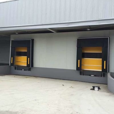 Pvc Fabric Mechanical Loading Dock Shelters Banyak Digunakan Untuk Industri Sponge Dock Seal Manufacturers