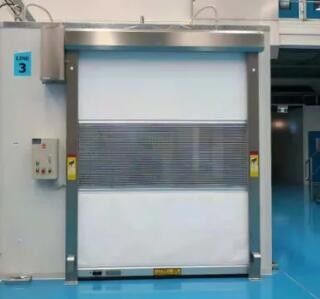50HZ Industrial Pvc Rapid Roller Doors Automation Shutter Kecepatan Tinggi