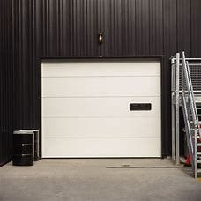 Stasiun Pemadam Kebakaran 3000x3000 Industrial Sectional Door Coated Steel Sandwich 40mm Panel