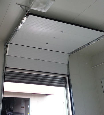 40mm Panel Overhead Sectional Door 3000x4000 Coated Steel Sandwich Otomatis