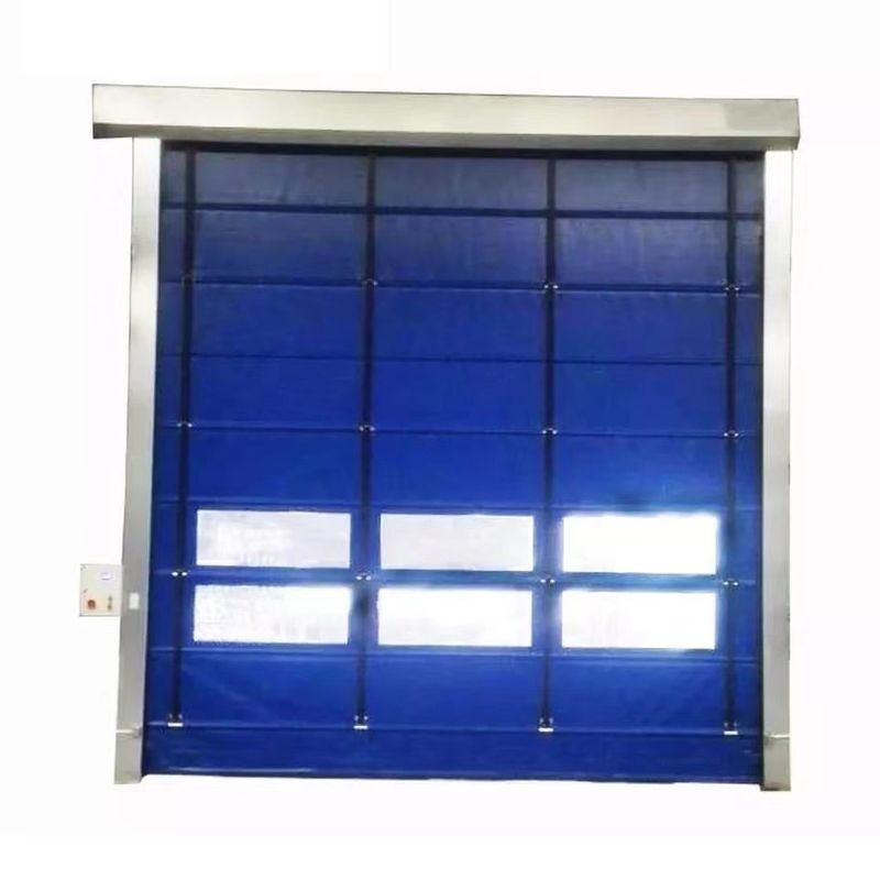 Remote Control 800N Pintu Rol Cepat Rana Pvc Kecepatan Tinggi Untuk Kamar Bersih Antidebu