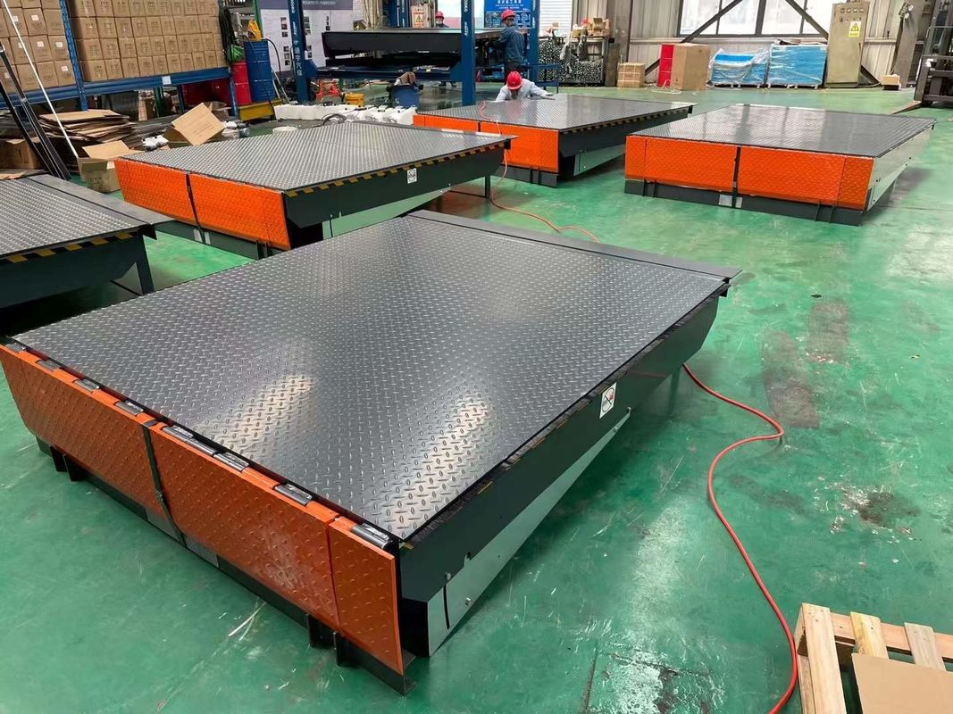 Airbag Pengembung Lift Container Ramp Dock Leveler Loading Dock Ramp Untuk Forklift