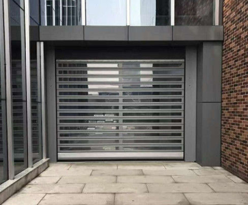 Efisien Aluminium Otomatis Shutter Spiral Pintu Kontrol PLC Untuk 380V 50hz Remote Control