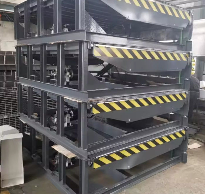 Disesuaikan Loading Dock Leveler dengan Sumber Daya Listrik 10 Kapasitas gudang baja portabel hidrolik mobile