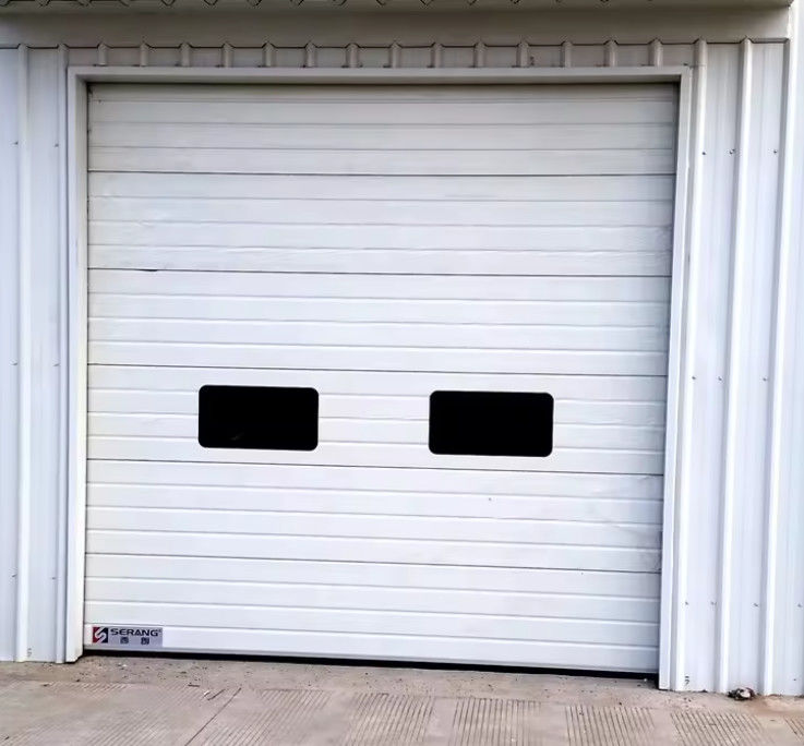Pintu Bagian Baja Terisolasi dengan Polyurethane Foam Isolasi Angkat Vertikal Pintu Bagian Baja Metal Geser