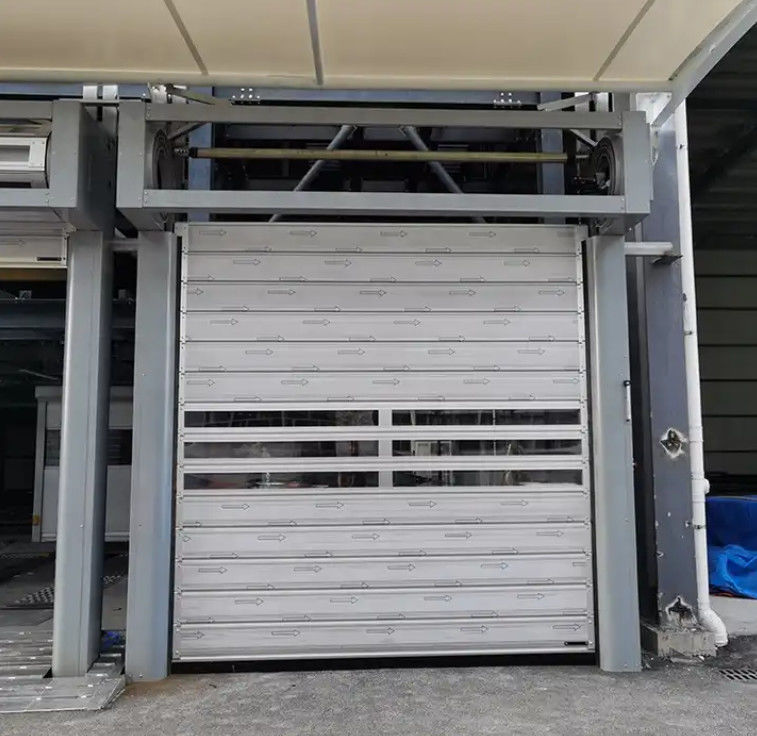 Alloy Aluminium 0,8m/s Kecepatan pembukaan dan penutupan Pabrik Manufaktur Penutup Pintu Kecepatan Tinggi