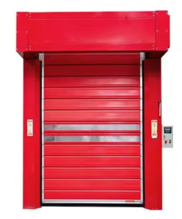 Pintu Spiral Kecepatan Aluminium Dengan Sistem Kontrol PLC 0.75KW Daya Motor Penjualan Langsung Produsen
