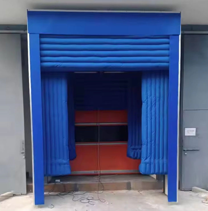 Semua Cuaca tahan lama Dock Door Shelter dengan Wear Resistant Fabric Warehouse Logistik Dock Seal Anti-Collision Filling