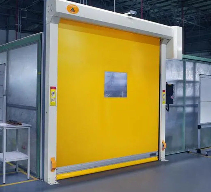 Industri cepat Low Maintenance Dan Kecepatan Self-Healing High Speed Roller Shutter Pintu