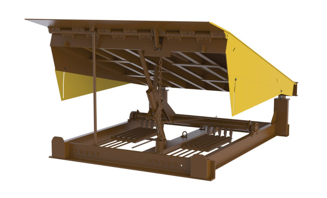 Lokakarya Otomatis Dock Plate Dock Door Levelers 25000-40000LBS Desain Aman Disesuaikan
