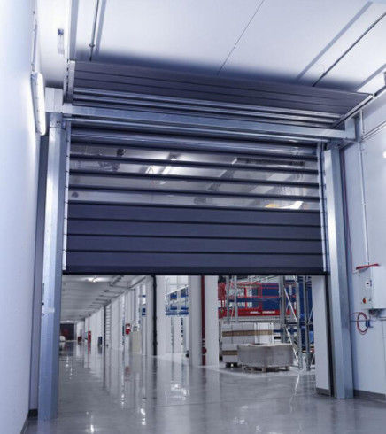 Otomatis Roll-Up Aluminium Performa Tinggi Pintu Spiral Kecepatan Tinggi Keamanan Efisiensi Dijamin Pasokan Daya 220V/50HZ Kecepatan Penutupan 0,8m/s