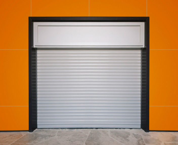 Mudah Instalasi Kecepatan Tinggi PVC Roll Up Rapid Shutter Pintu 304 Stainless Steel Modern Design Zipper