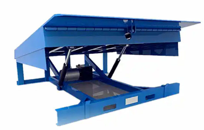 Tekan tombol kontrol bengkel otomatis Dock Plate Dock Door Levelers 25000-40000LBS Desain aman