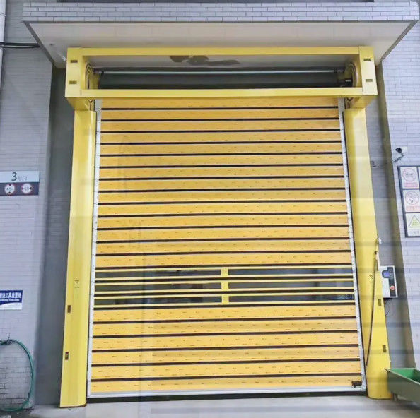 Kontrol PLC Pintu Spiral Berkecepatan Tinggi yang Transparan Aluminium Kombinasi Keamanan dan Efisiensi yang Sempurna