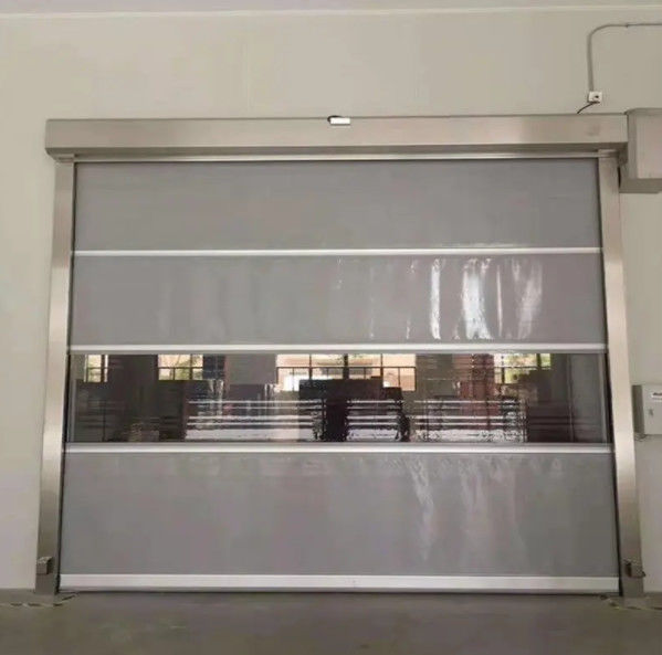 Customized High Speed PVC Roll Up Rapid Shutter Pintu 304 stainless steel Operasi otomatis