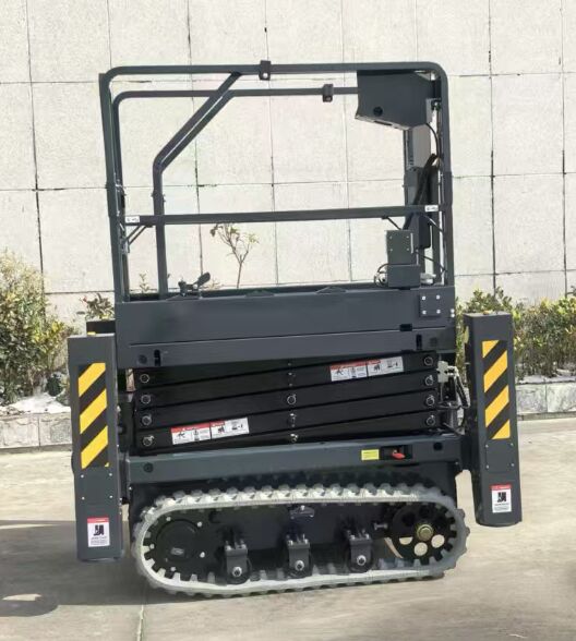 150 Kg beban 24v baterai tegangan listrik articulating boom lift untuk pekerjaan tinggi dan proyek luar ruangan