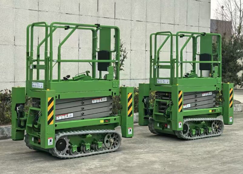 Pengangkat Kerja Udara Battery Powered Electric Lift Platform 1.5 KW Motorpower Dioptimalkan untuk konstruksi dan pemeliharaan