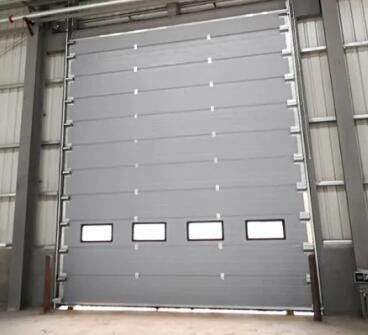 SD4600 Insulated Sectional Doors Warna Coated Steel Material CE ISO9001